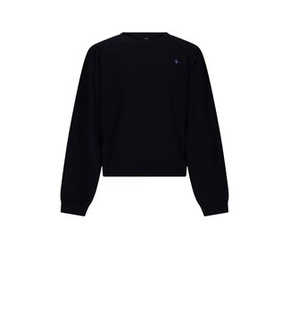 NoBell winter sweater meisjes - navy blauw - Kaila - furry
