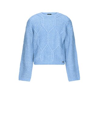 NoBell winter sweater meisjes - licht blauw - Katy - gebreid