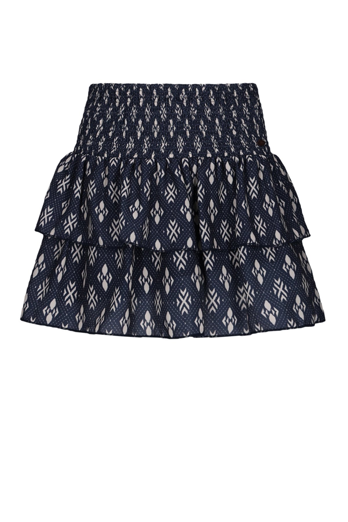 NoBell winter rok meisjes - navy blauw - Nika - smocked, laagjes afbeelding