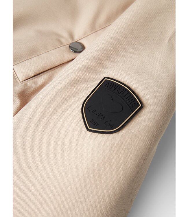 Name it winter winterjas meisjes - beige - NkfMilla - parka