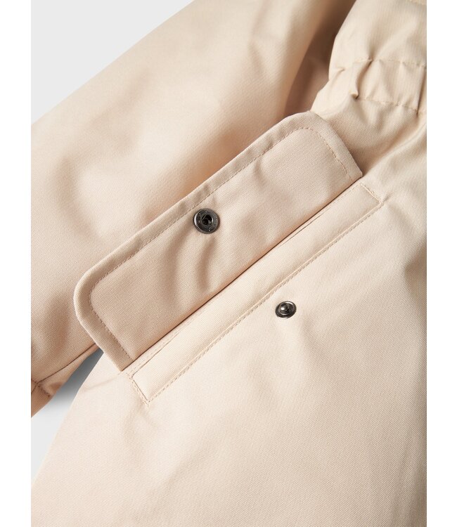 Name it winter winterjas meisjes - beige - NkfMilla - parka