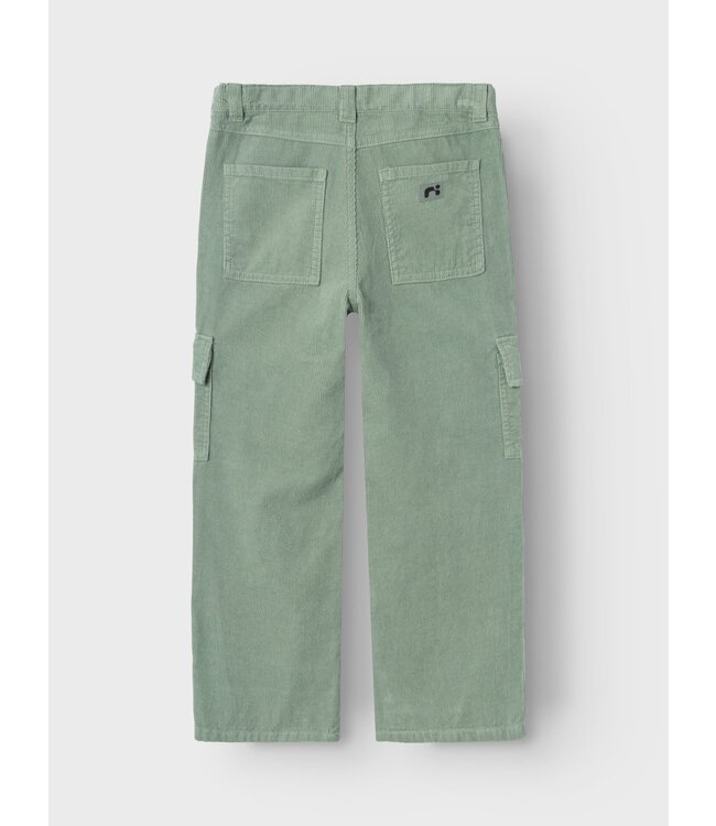 Name it winter broek meisjes - groen - NkfBella - wide leg