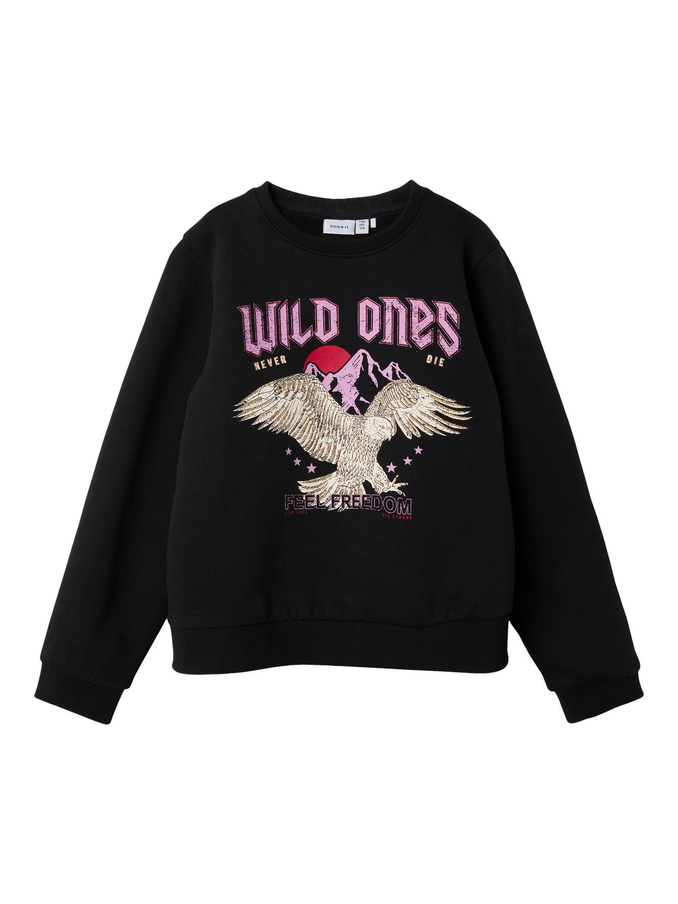 Name it winter sweater meisjes - zwart - NkfPnawild afbeelding