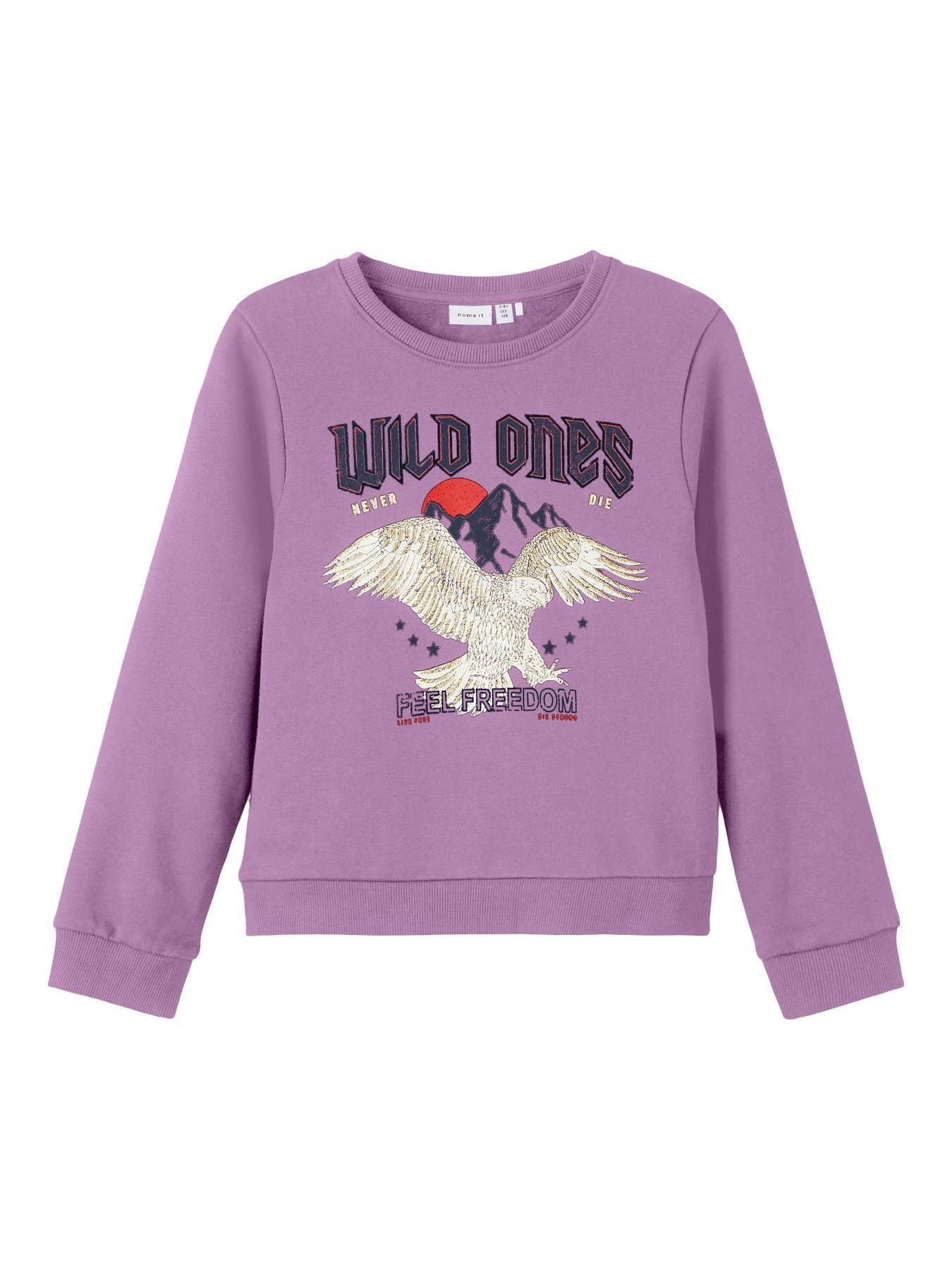 Name it winter sweater meisjes - paars - NkfPnawild afbeelding