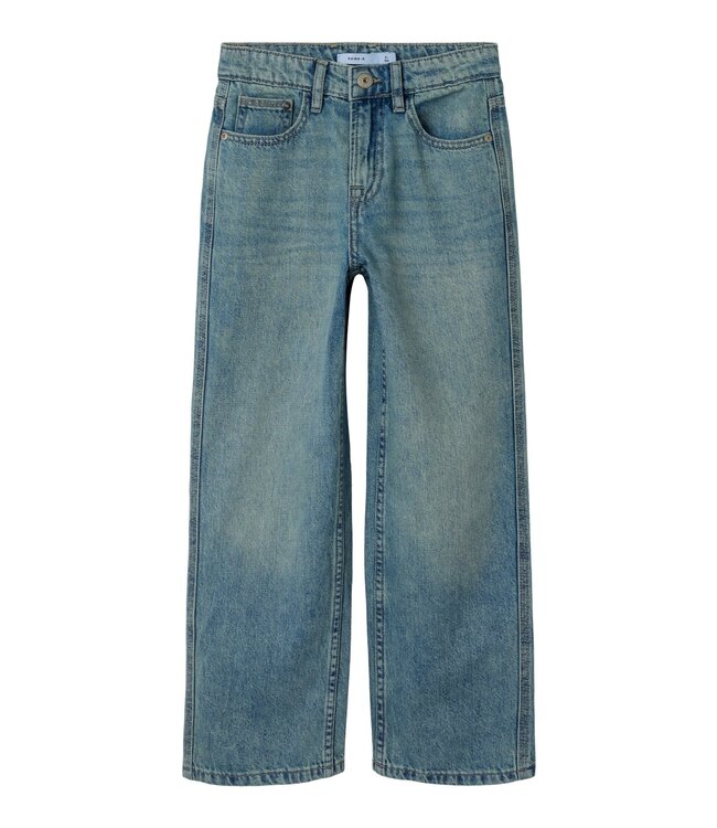 Name it winter jeans broek jongens - blauw - NkmRyan - straight fit