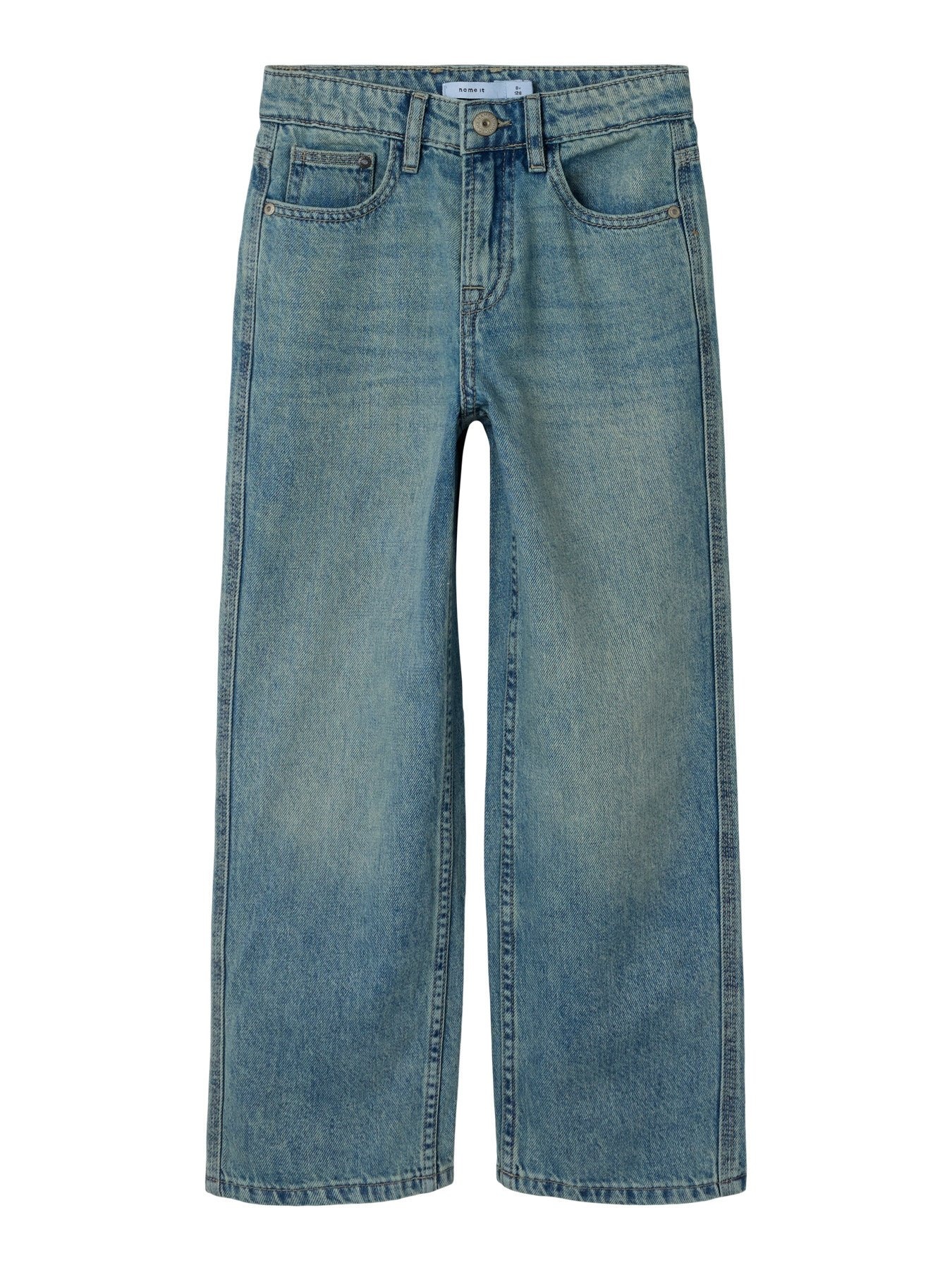 Name it winter jeans broek jongens - blauw - NkmRyan - straight fit afbeelding