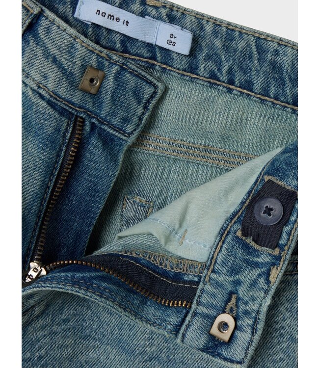 Name it winter jeans broek jongens - blauw - NkmRyan - straight fit