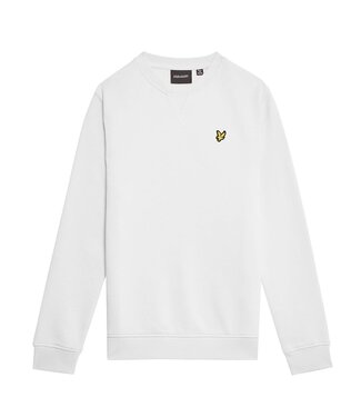 Lyle & Scott winter sweater jongens - wit