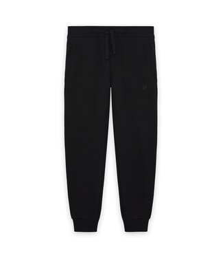 Lyle & Scott winter sweat broek jongens - zwart - geborduurd