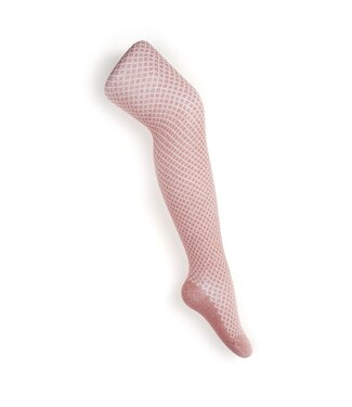 Le Chic winter panty meisjes - roze - Rilee - lurex