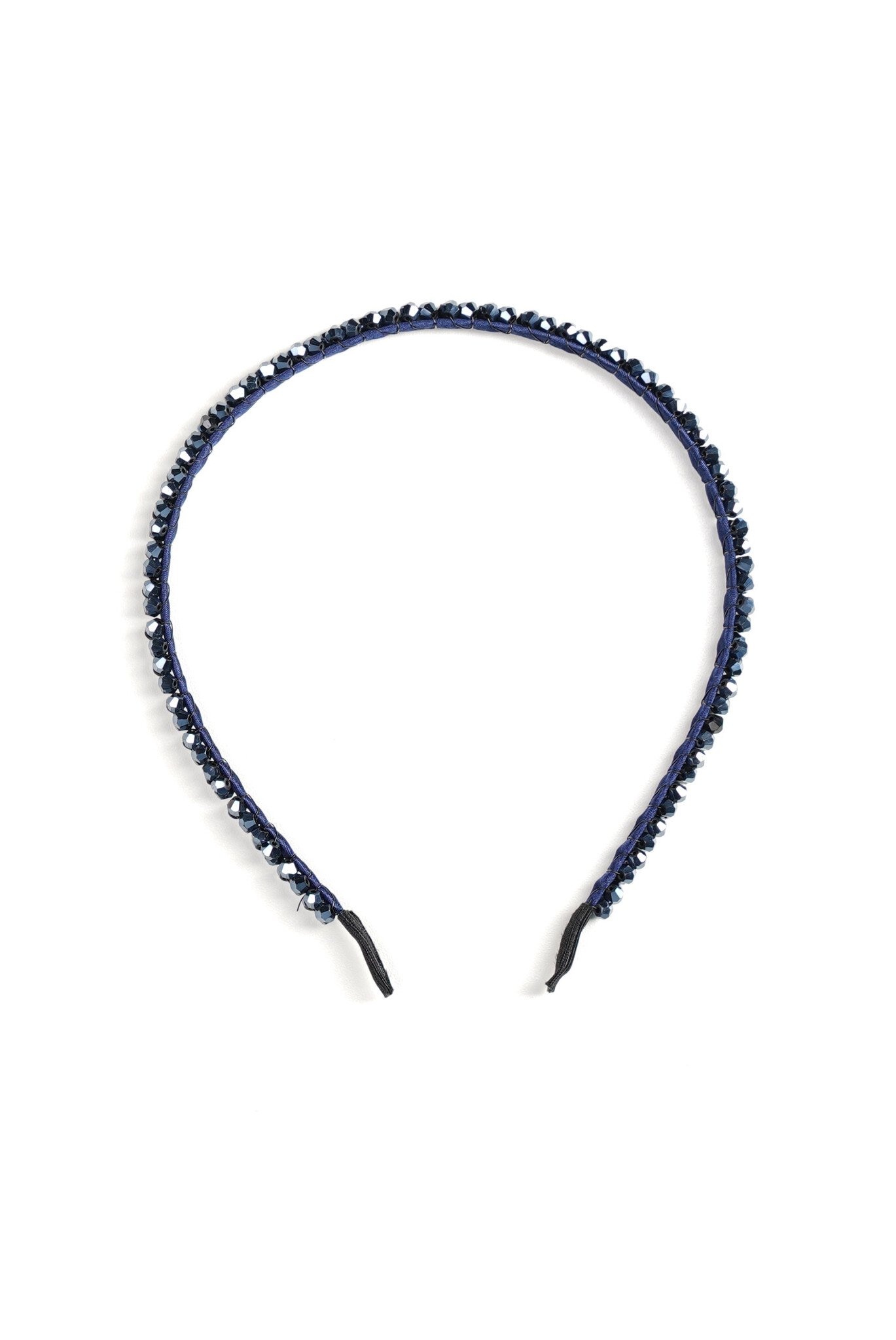 Le Chic winter diadeem meisjes - navy blauw - Royal-e - glitterstenen afbeelding