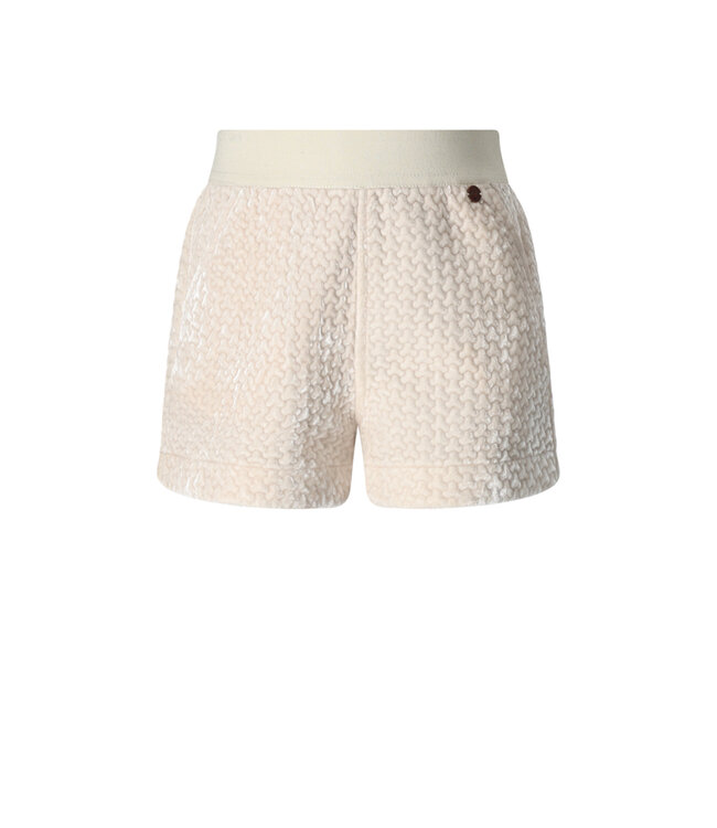 NoNo winter velvet stepped short meisjes - ivoor - Shorty