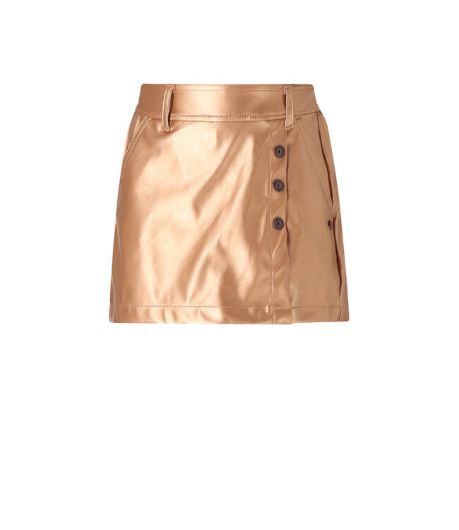 NoNo winter nep leren skort meisjes - taupe - Simay