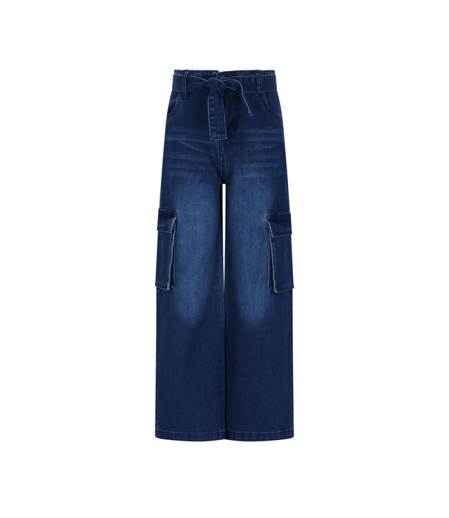 NoNo winter cargo jeansbroek meisjes - blauw - Saar
