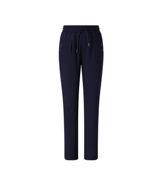 NoNo winter getailleerde broek meisjes - navy blauw - Snooze - interlock