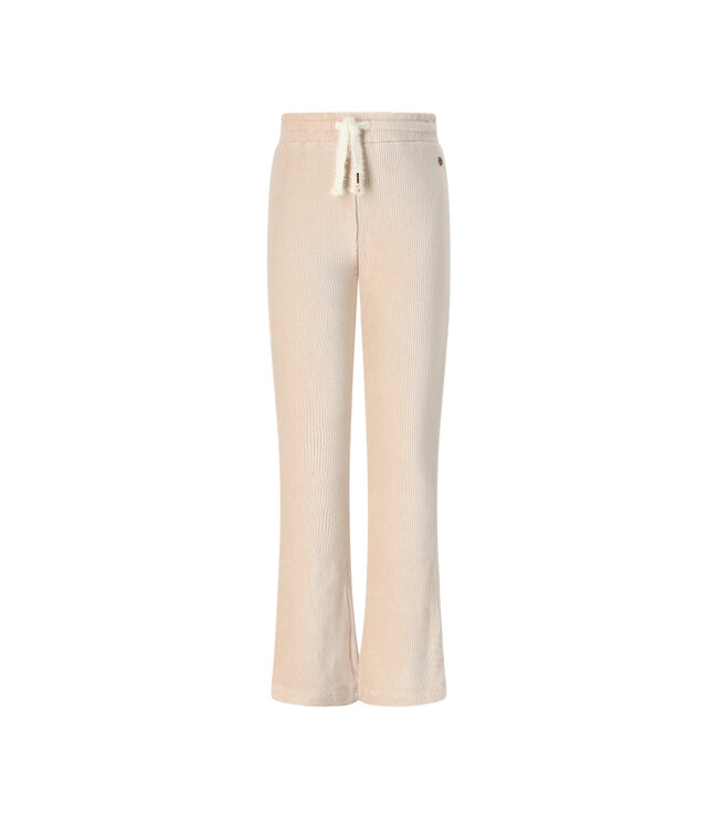 NoNo winter velvet flare broek meisjes - ivoor - Sady - rib