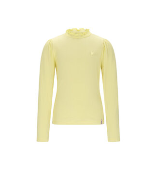 NoNo winter jersey t-shirt meisjes - geel - Koss - rib, ecovero