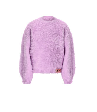 NoNo winter sweater meisjes - paars - Kate - gebreid, zacht, fluffy