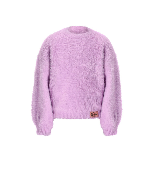NoNo winter sweater meisjes - paars - Kate - gebreid, zacht, fluffy