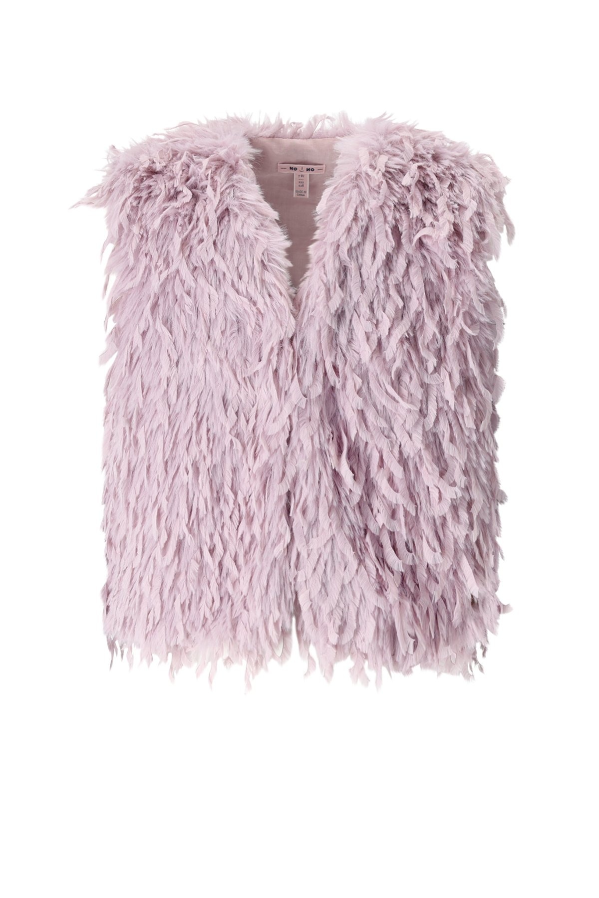 NoNo winter gilet meisjes - paars - Kath - fur afbeelding