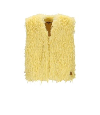 NoNo winter gilet meisjes - geel - Kath - fur