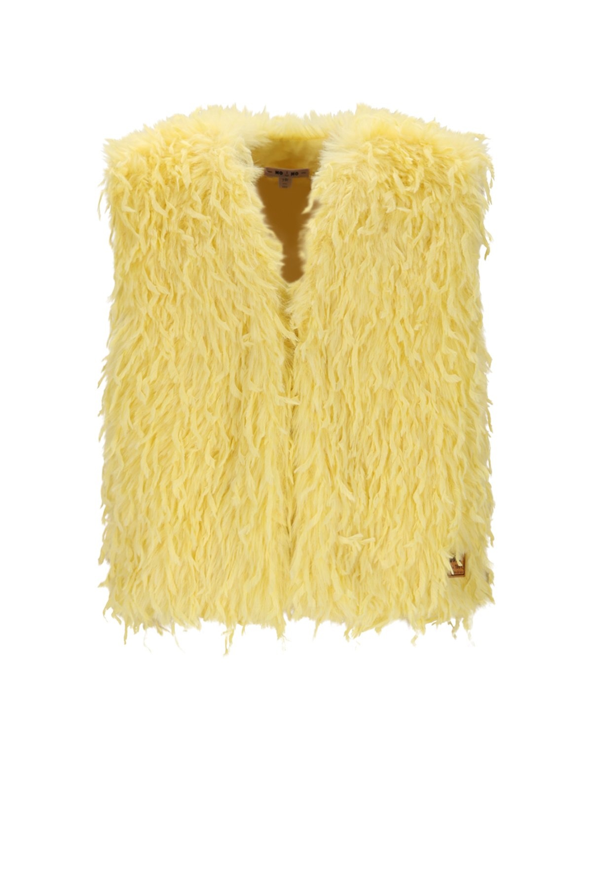 NoNo winter gilet meisjes - geel - Kath - fur afbeelding