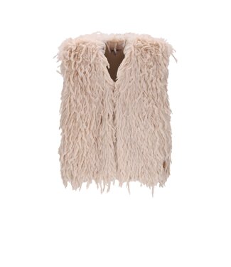 NoNo winter gilet meisjes - ivoor - Kath - fur
