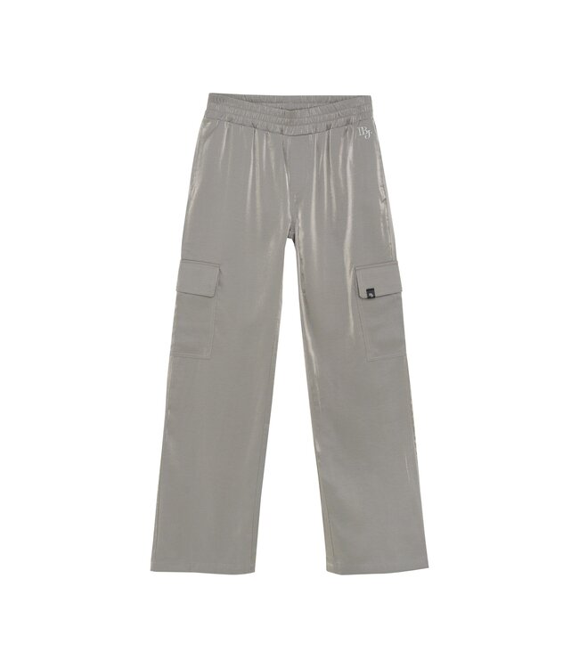 Indian Blue Jeans Winter cargo broek meisjes - grijs - wide leg/shiny