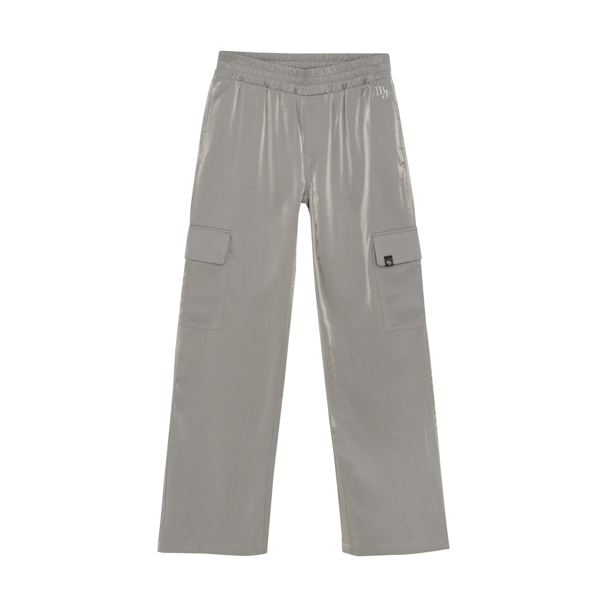 Indian Blue Jeans Winter cargo broek meisjes - grijs - wide leg/shiny afbeelding