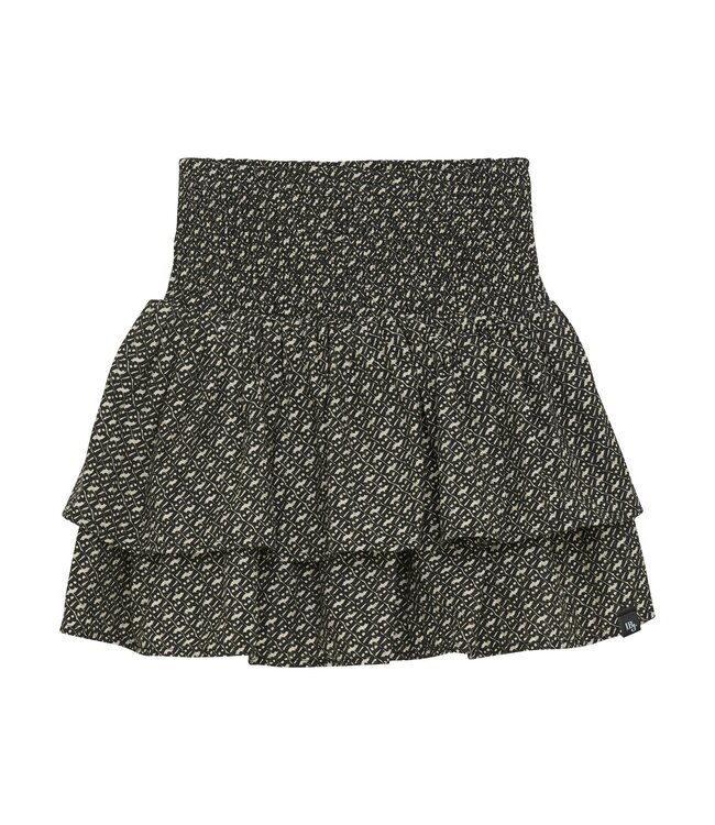 Indian Blue Jeans Winter rok meisjes - zwart - logo