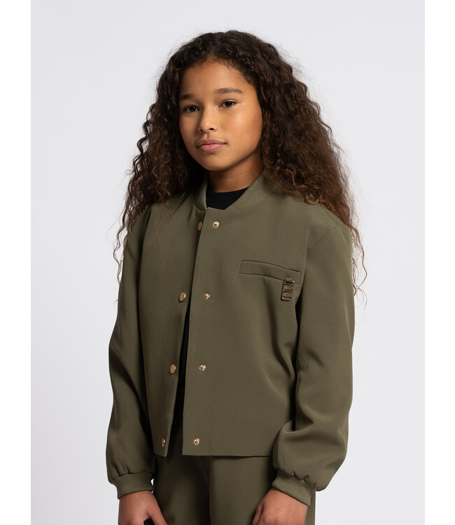 Nik&Nik winter bomberjack meisjes - groen - Eliza