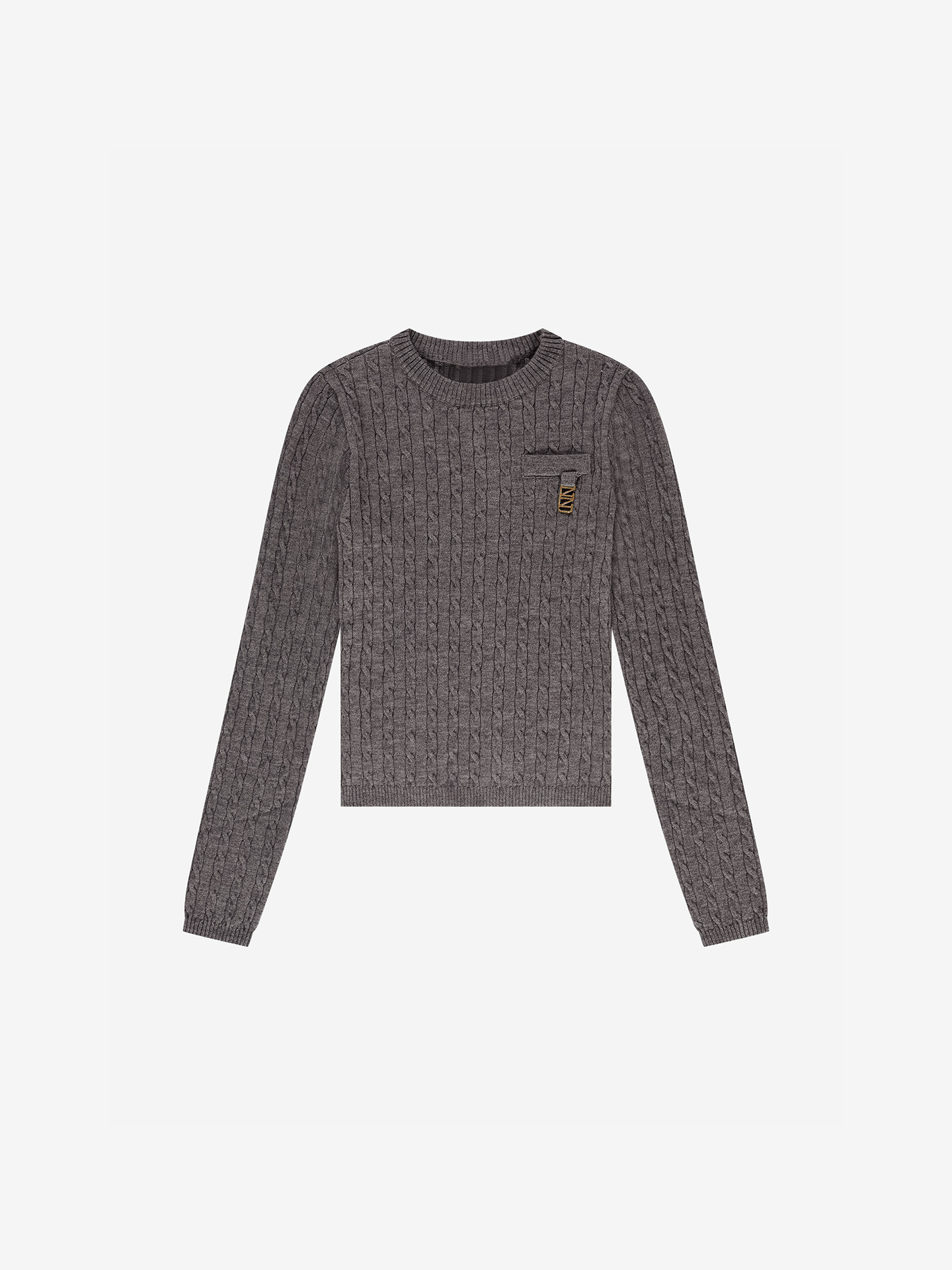 Nik&Nik winter top meisjes - grijs - Xia afbeelding
