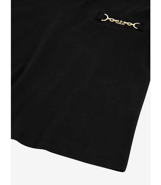 Nik&Nik winter t-shirt meisjes - zwart - Sage