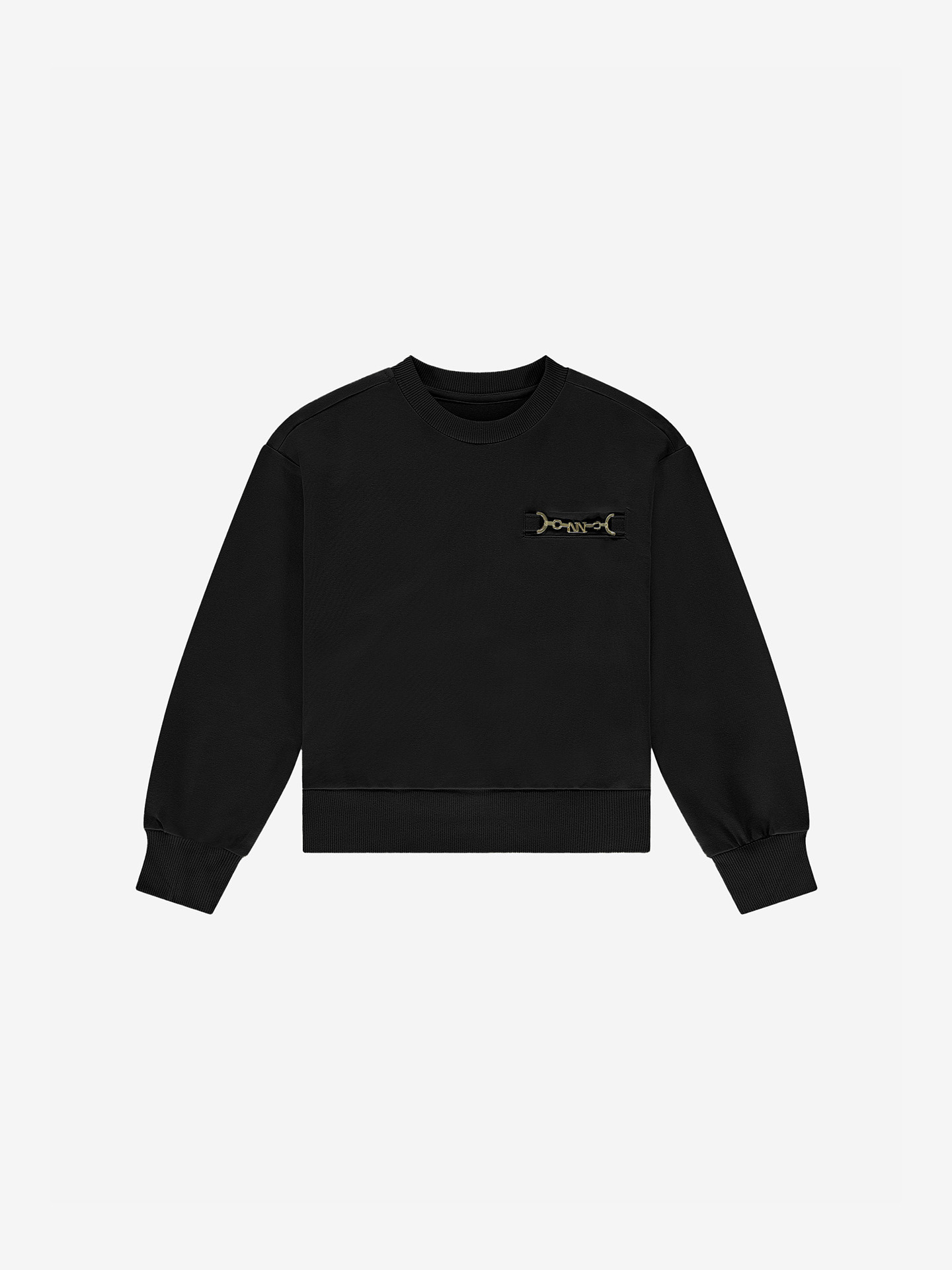 Nik&Nik winter sweater meisjes - zwart - Sage afbeelding