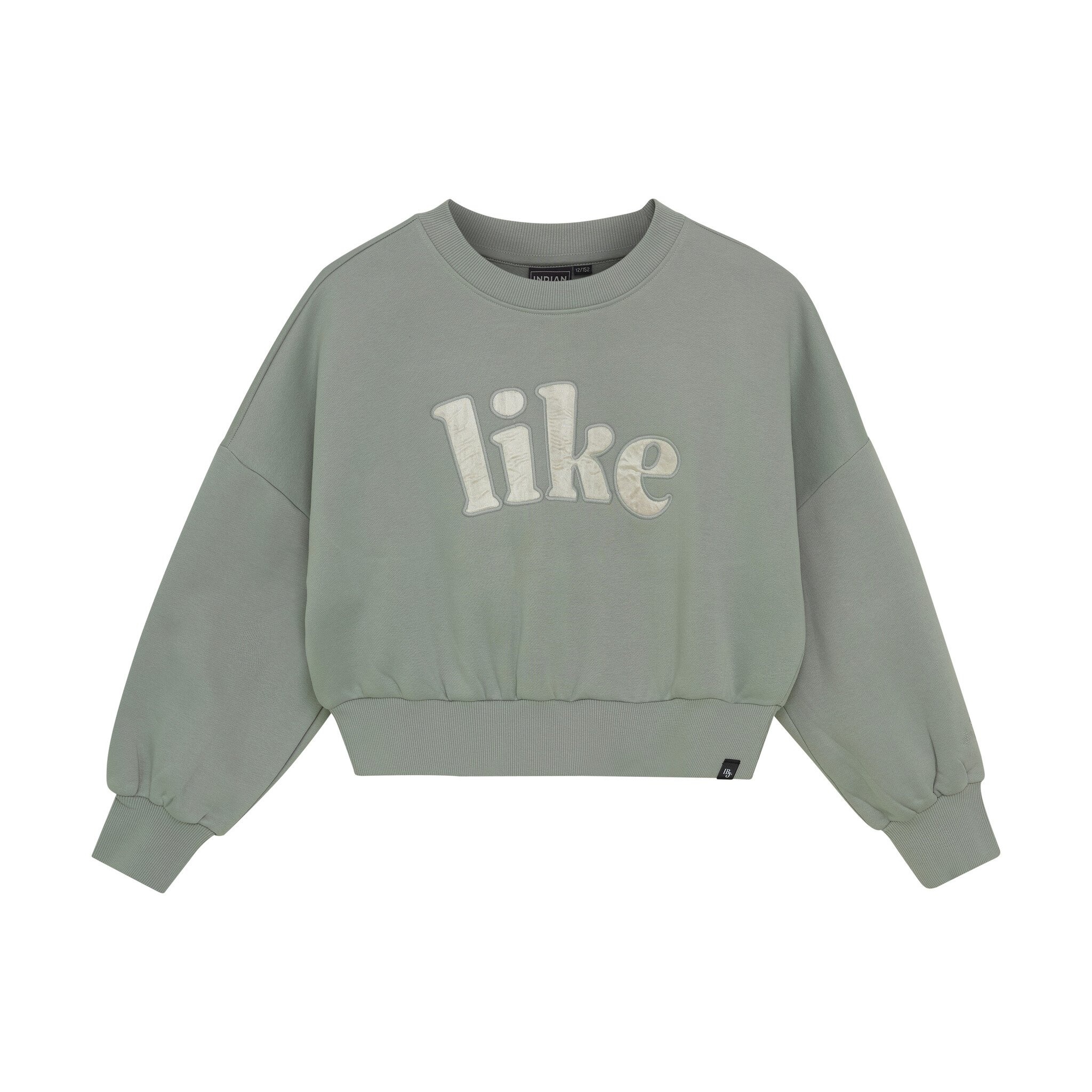 Indian Blue Jeans Winter sweater meisjes - groen - Satijn afbeelding 1