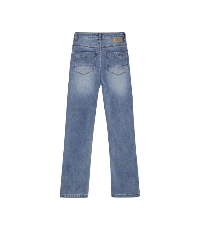Indian Blue Jeans Winter jeansbroek meisjes - blauw - wide straight fit
