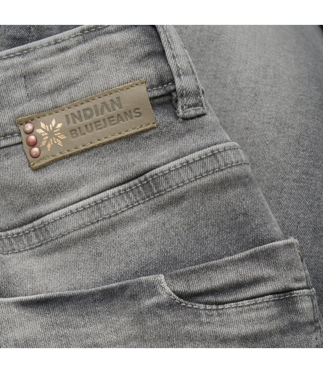 Indian Blue Jeans Winter jeansbroek meisjes - grijs - wide straight fit