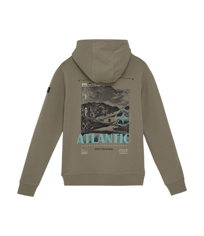 Indian Blue Jeans Winter hoodie jongens - bruin - backprint