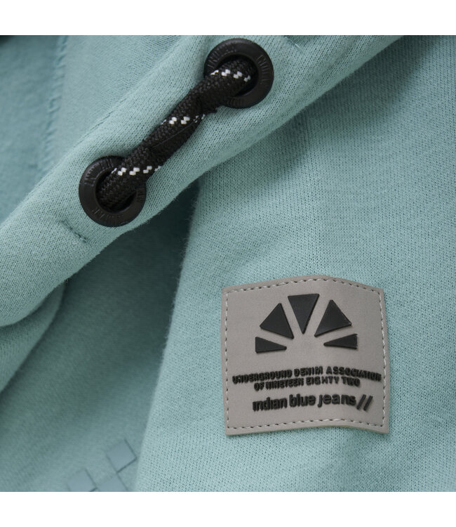 Indian Blue Jeans Winter hoodie jongens - blauw - print