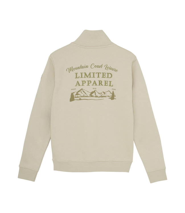 Indian Blue Jeans Winter sweater jongens - zand - rits/print