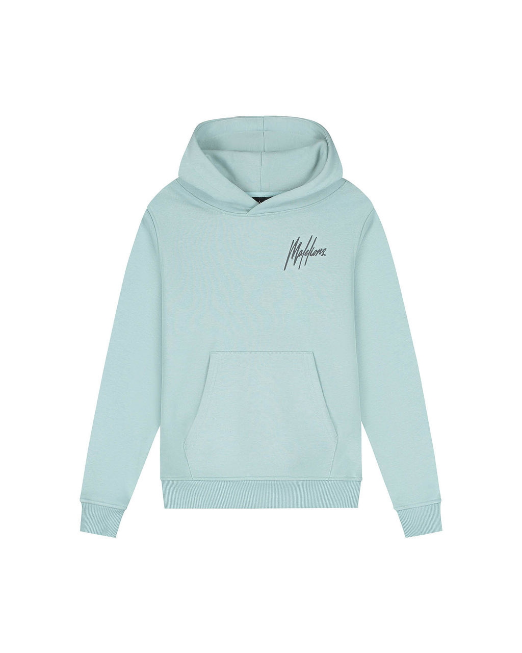 Malelions winter hoodie jongens - blauw/grijs - signature, gestreept afbeelding