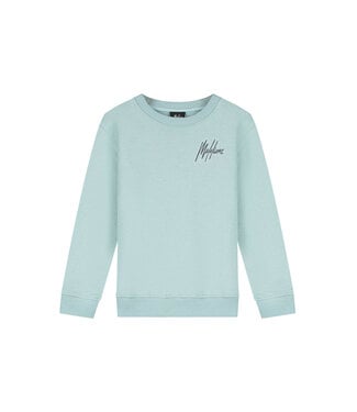 Malelions winter sweater jongens - blauw/grijs - signature, gestreept