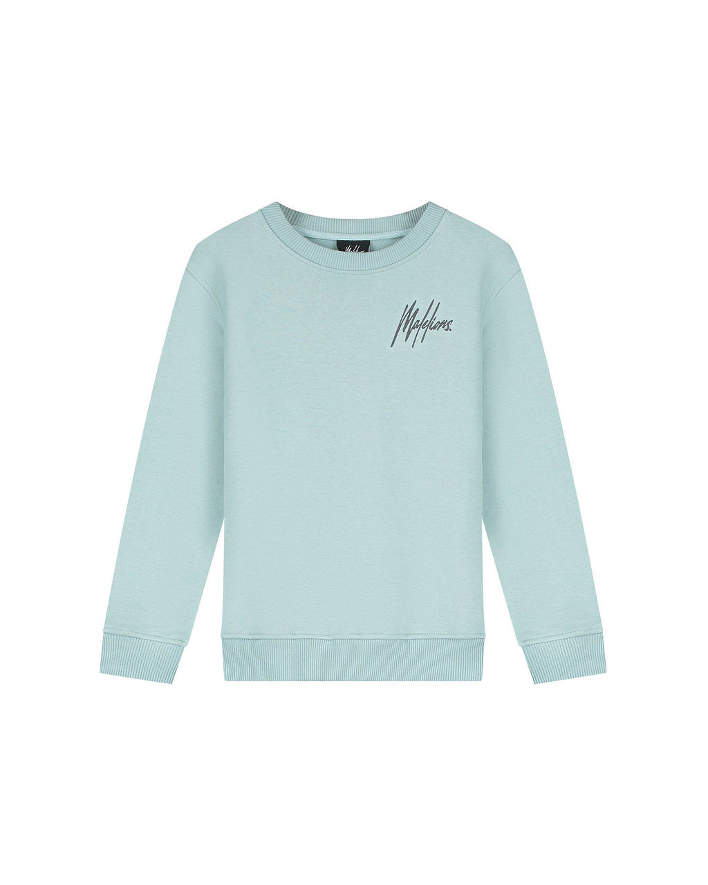 Malelions winter sweater jongens - blauw/grijs - signature, gestreept afbeelding