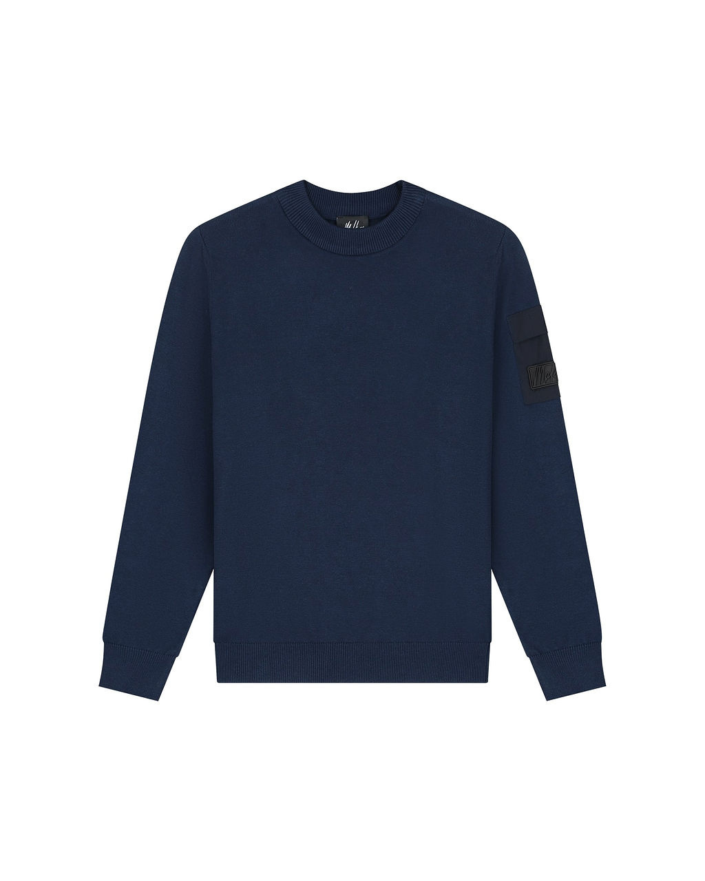 Malelions winter sweater jongens - navy blauw - gebreid, zak afbeelding
