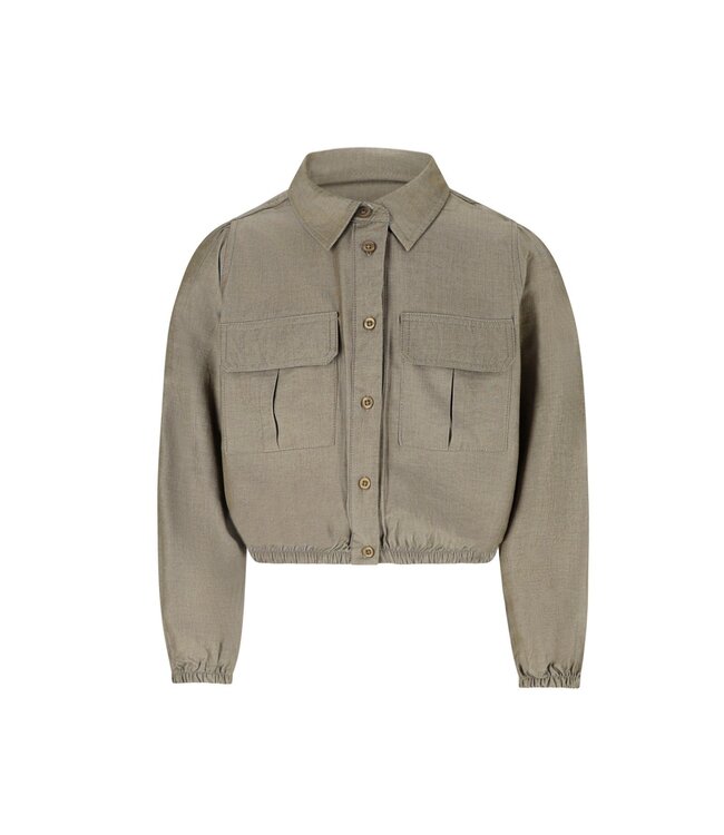 Like Flo winter blouse meisjes teens - groen - Candy - grote zakken
