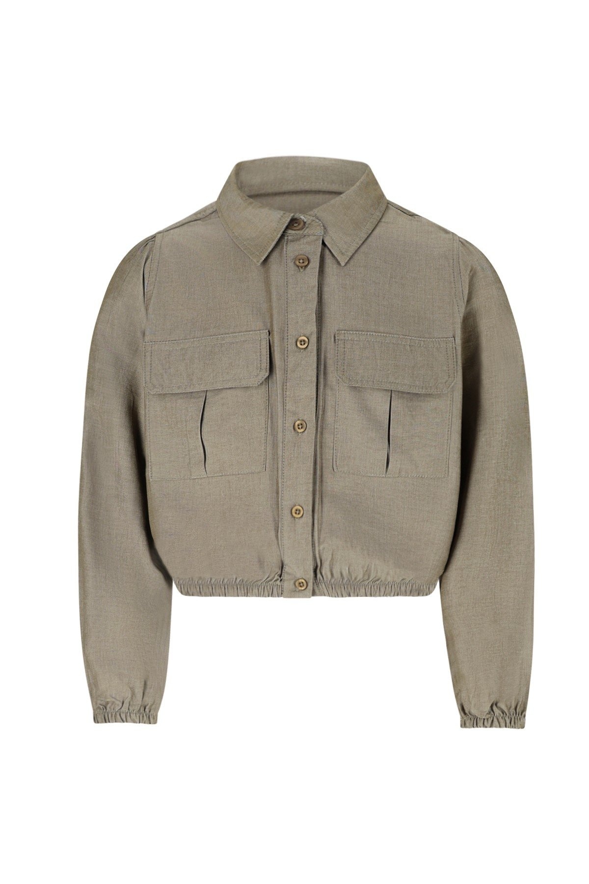 Like Flo winter blouse meisjes teens - groen - Candy - grote zakken afbeelding