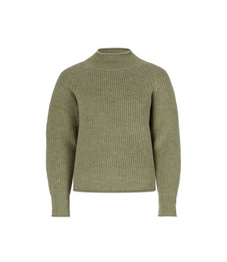 Like Flo winter sweater meisjes teens - groen - Daisy - kort - gebreid