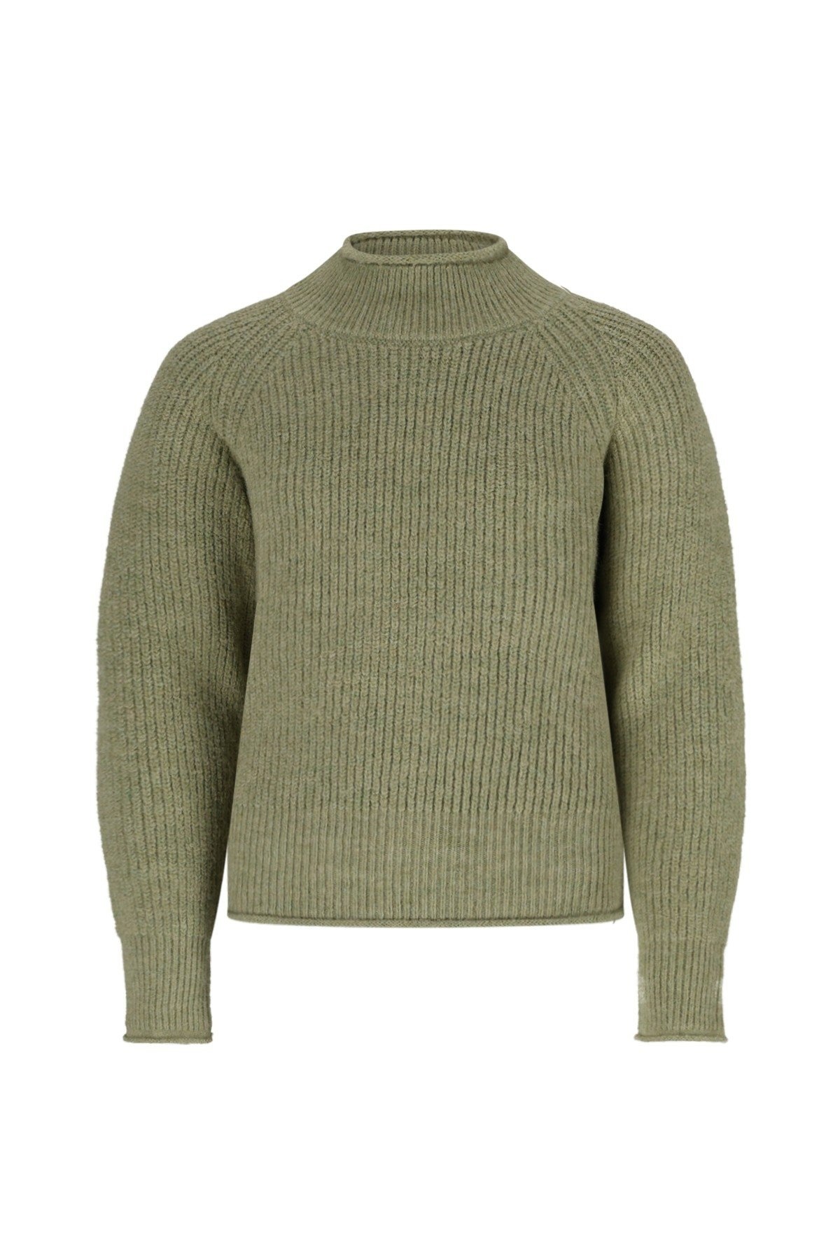 Like Flo winter sweater meisjes teens - groen - Daisy - kort - gebreid afbeelding