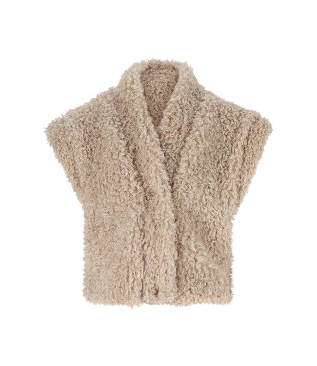 Like Flo winter sweater meisjes teens - beige - Djo - fur