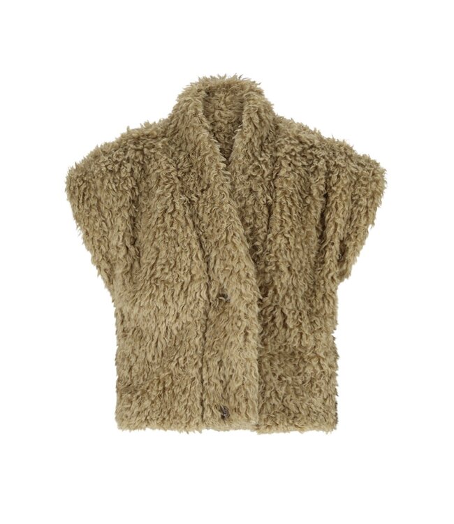 Like Flo winter sweater meisjes teens - groen - Djo - fur